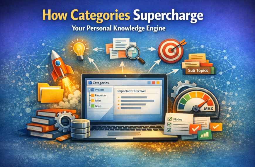 How Categories Supercharge Your Personal Knowledge Engine