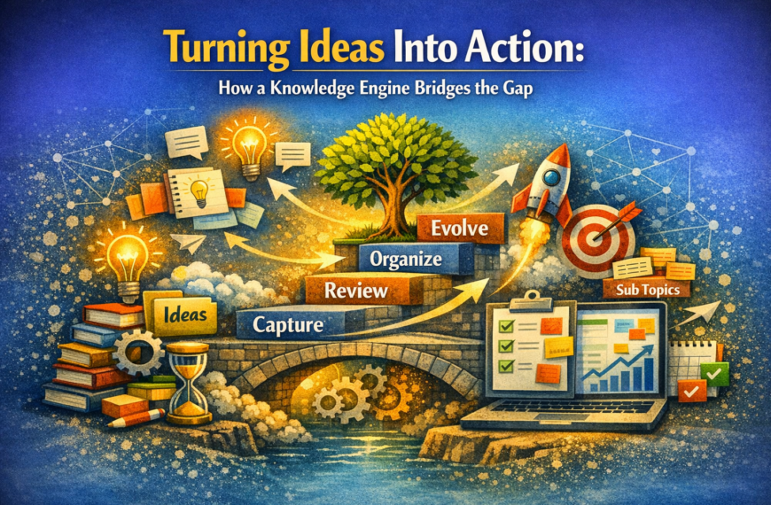 Turning Ideas Into Action: How a Knowledge Engine Bridges the Gap